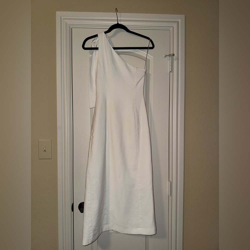 C/MEO White bow midi bride dress size‎ small - Picture 3 of 8
